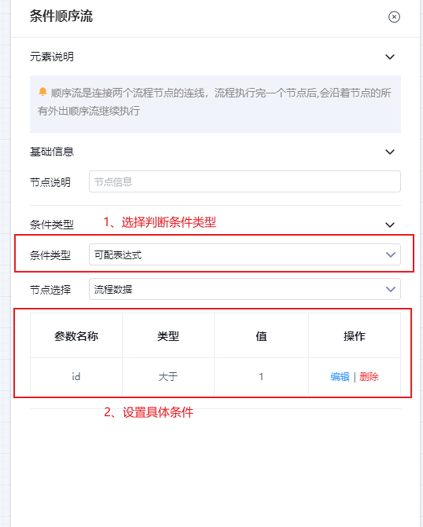 条件类型中支持以下几种条件判断方式: