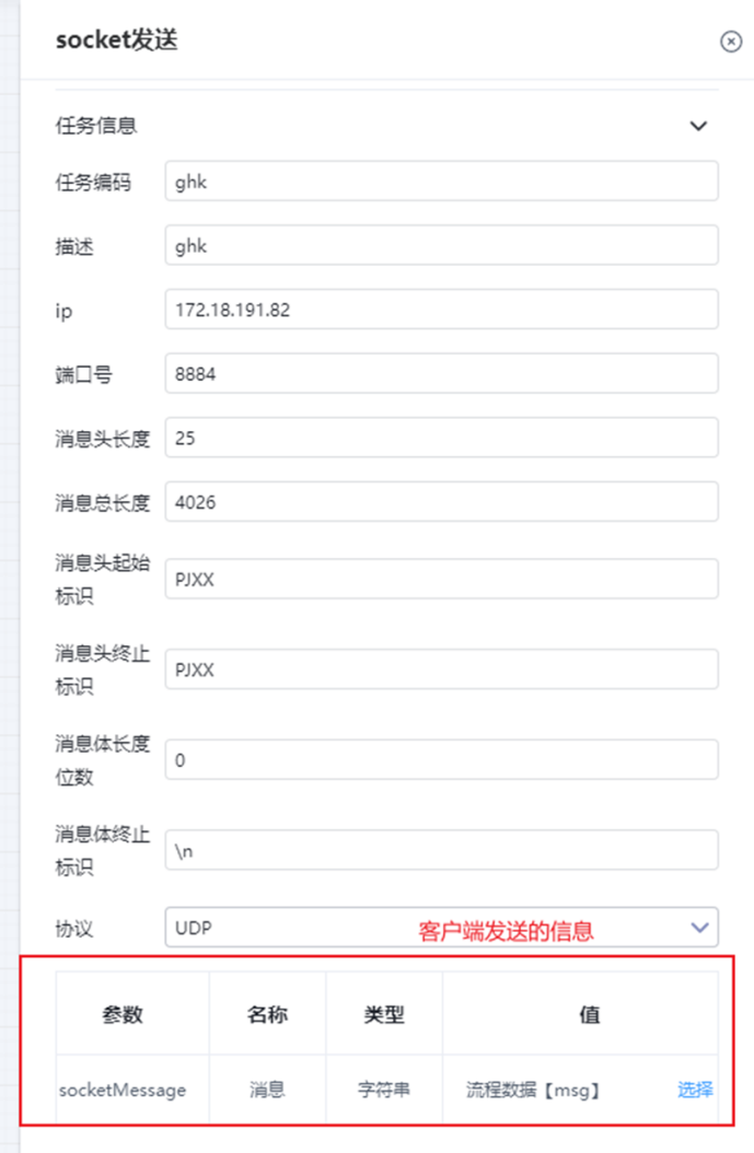 注意:监听端与发送端的编解码配置,ip地址和监听端口,消息头和消息体,通信协议必