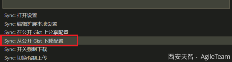 vscode, Sync Download Option